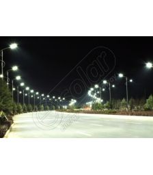 Stalp stradal de iluminat cu lampa cu LED-uri LED-6M