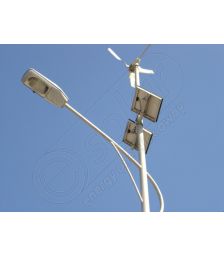 Stalpi solari iluminat public hibrid cu eoliana HI-7M 3