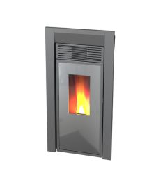 Termosoba cu ardere pe peleti Gabbro RF DD EVO 12 kW cu eficienta calorica ridicata 2