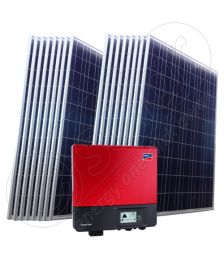 Instalatie fotovoltaica monofazata on-grid 4 kW putere instalata cu invertor SMA