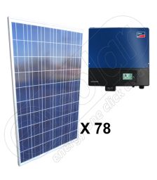 Instalatii de panouri fovoltaice solare trifazate on-grid 19.5 kW cu invertoare SMA