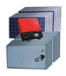 Instalatii fotovoltaice monofazate certificate  on-grid 5 kW cu invertoare SMA
