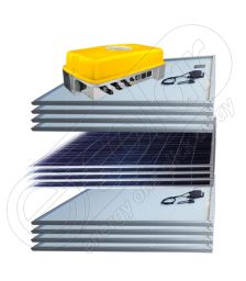 Kit independent panouri fotovoltaice solare 3 KW cu injectare in retea SolarMax 3000 P