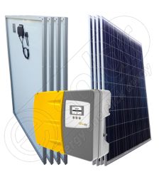 Kit solar de mici dimensiuni 2 KW cu invertor on-grid SolarMax 2000 P