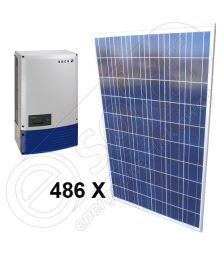 Kituri panouri fotovoltaice independente de 120 KW cu invertor la retea ongrid 3x Powador 40.0