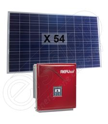 Kituri solare on-grid cu productie de 44,45 KWh energie pentru schema de sprijin Refusol 013k