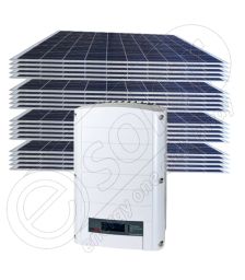 Panouri fotovoltaice set complet de 5 KW cu inverter on-grid de retea SE 4000-EUR
