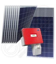 Sisteme fotovoltaice monofazate on-grid 4 kW cu invertoare SMA pentru case
