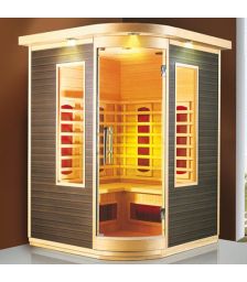 Cabina de sauna cu sistem de incalzire infrarosu