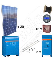 Instalatie sistem fotovoltaic cu productie de 35kWh media zilnica anuala cu montaj la cheie