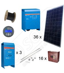 Kit solar fotovoltaic de 9kW putere instalata si 31 kWh productie media zilnica cu montaj la cheie inclus