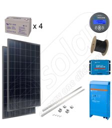 Kituri fotovoltaice de 400W putere instalata si 1320Wh medie zilnica anuala productie de energie cu montaj inclus