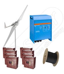 Sistem cu turbina eoliana cu montaj inclus la cheie cu putere instalata de 3kW