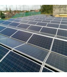 Sistem de montaj panouri fotovoltaice pentru acoperis plan de 4kW putere instalata