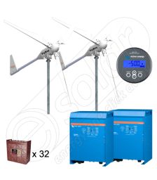 Sistem eolian 12kW putere instalata pentru irigatii in agricultura