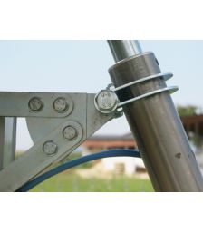 Sisteme fotovoltaice cu tracker Orizont Duo 1.2 KWpTracker solar cu structura din profil cu dublu ax, tracker ieftin pentru fotovoltaice, tracker suport pentru panouri fotovoltaice