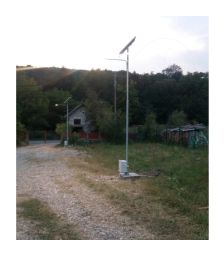 Stalpi de iluminat solar echipati complet PV-3M 7