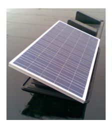 Structura montaj fotovoltaice pentru acoperisuri plate