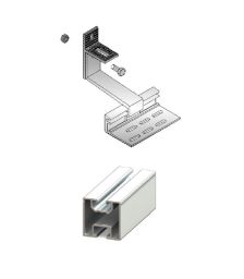 Structura pentru 24 de panouri solare de 6kW pentru acoperis inclinat din tigla sau tabla 2