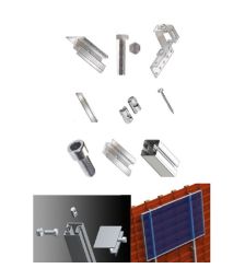 Structura pentru 24 de panouri solare de 6kW pentru acoperis inclinat din tigla sau tabla 4