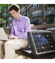 Geanta fotovoltaica cu incarcator solar Generator pentru laptop, MacBook, smartphone si tableta cu acumulator pret ieftin 6