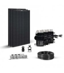 Kit 960W 230V pentru autoconsum cu trei panouri solare monocristaline de performanta ridicata si trei microinvertoare pentru productie maxima de energie pret ieftin