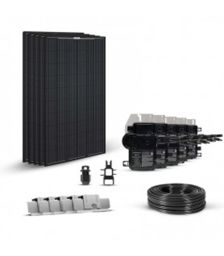 Kit fotovoltaic 1600W 230V pentru autoconsum cu 5 microinvertoare configurabile si 5 panouri solare monocristaline 320W 24V pret ieftin