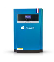 Kit solar cu 8 panouri fotosensibile monocristaline 320W 24V, 4 acumulatori solari plumb-carbon 150Ah 12V si un invertor hibrid MPPT 48V 100A pentru instalatiile autonome pret ieftin 6