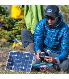 Kit solar fotovoltaic portabil si generos pentru incarcare laptop si MacBooks de 17W cu baterie V88 pentru incarcare rapida pret ieftin 4