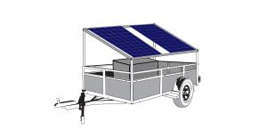 Remorca solara generator fotovoltaic mobil IDELLA Mobile Energy IME 2