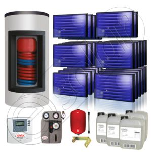 Panouri solare Idella si boiler Kombi set 27x1-1500.300.2KS