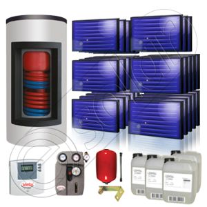 Panouri solare Idella si boiler Kombi set 28x1-1500.300.2KS