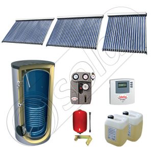 Panouri cu tuburi vidate SIU 1x20-2x30-750.1BM, Panouri solare cu tuburi vidate cu boiler solar, Pachet panouri solare cu tuburi vidate import China