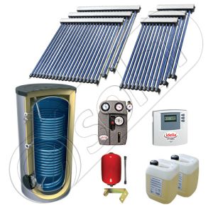 Set panouri solare cu tuburi vidate fabricate in China, Pachet panouri solare import China cu boiler solar, SIU 3x10-3x20-1000.2BM panouri solare cu tuburi vidate si boiler