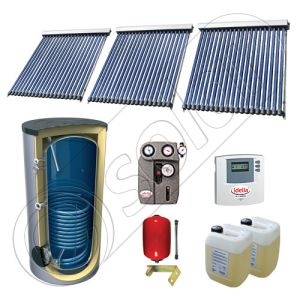 Pachet panouri solare cu tuburi vidate si boiler SIU 3x20-750.1BM, Panouri solare cu tuburi vidate fabricate in China, Set panouri solare import China cu boiler solar