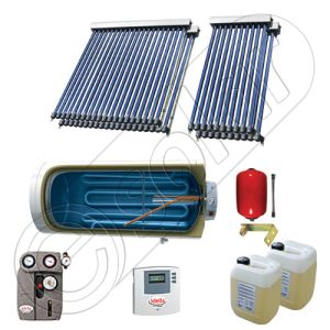 Instalatie solara cu tuburi vidate si boiler import China SIU 2x10-2x20-750.1BMH, Colectoare solare cu tuburi vidate fabricate in China, Instalatii solare pentru apa calda cu boiler solar