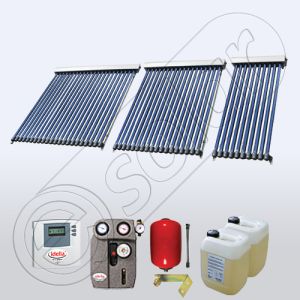 Colectoare solare pentru apa calda menajera, Pachete panouri solare cu tuburi vidate pentru apa calda, Set colectoare solare cu tuburi vidate SIU 1x10-1x18-1x22