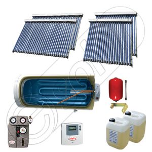 Panouri solare import China Solariss Iunona, Panouri solare ieftine cu tuburi vidate si boiler fabricate in China, Colectoare solare  cu tuburi vidate si boiler SIU 2x20-2x30-1000.1BMH