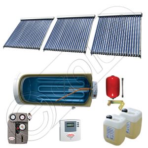 Seturi colectoare solare cu tuburi vidate si boiler, Panouri solare cu tuburi vidate import China, Set colectoare solare pentru apa calda SIU 3x22-750.1BMH