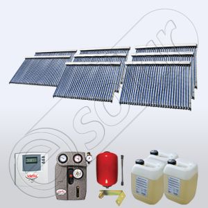 Panouri solare ieftine produse in China SIU 8x30, Pachet ccolectoare solare cu tuburi vidate, Set panouri solare pentru apa calda Solariss Iunona