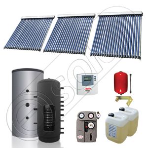 Puffer de 300 litri si colectoare solare vidate fabricate in China, Seturi colectoare solare vidate si Puffer monovalent, Puffer monovalent si panouri solare SIU 3x20-300.1PF