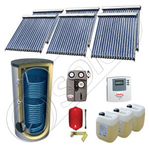 Panouri solare ieftine cu tuburi vidate si boiler SIU 6x18-750.2BM, Panouri solare cu tuburi vidate si boiler 750 litri, Pachete panouri solare cu tuburi vidate import China