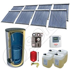 Panouri solare import China cu boiler SIU 8x18-1500.1BM, Solariss Iunona pachet panouri solare si boiler 1500 litri, Seturi panouri solare cu tuburi vidate si boiler 1500 litri