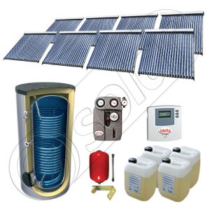 Seturi panouri solare cu tuburi vidate si boiler, Panouri solare import China cu boiler SIU 8x22-1500.2BM, Solariss Iunona pachet panouri solare si boiler 1500 litri