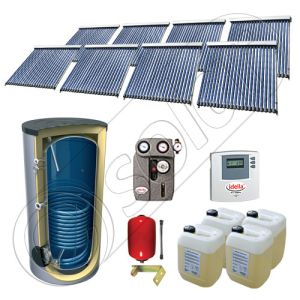 Seturi panouri solare cu tuburi vidate si boiler, Panouri solare import China cu boiler SIU 8x22-2000.1BM, Solariss Iunona pachet panouri solare si boiler 2000 litri