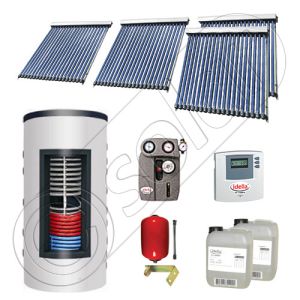 Set colectoare solare cu tuburi vidate si boiler instant 500 litri, Panouri solare cu tuburi vidate import China, Seturi colectoare solare si boiler instant SIU 4x20-500.33.2BI