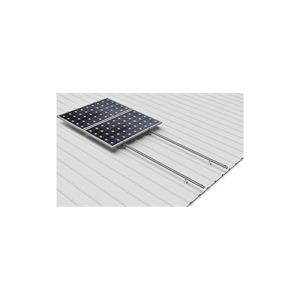 Cadru din aluminiu de inalta calitate pentru fixarea unui panou fotovoltaic pe verticala pe acoperisurile din tabla pret ieftin 3