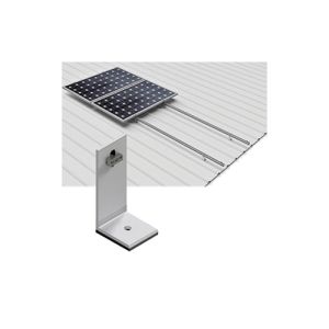 Cadru din aluminiu de inalta calitate pentru fixarea unui panou fotovoltaic pe verticala pe acoperisurile din tabla pret ieftin 8