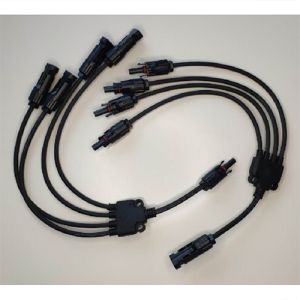 Conectori solari MC4 4 in 1, mama si tata, pentru conectarea a 4 module solare in paralel pret ieftin 2