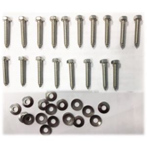 Kit de fixare pentru 12 module solare, cu 12 sine de 2.1 m, 10 elemente de prindere a sinelor intre ele, 26 cleme de fixare a modulelor, 24 carlige de fixare pentru tigla ceramica si setul complet de suruburi, saibe si piulite pret ieftin 7